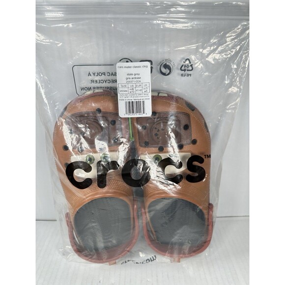 Size 8M/10W Crocs Cars Classic Clog Mater Tow Hook Disney Pixar 209371-0DA NEW - Picture 7 of 7